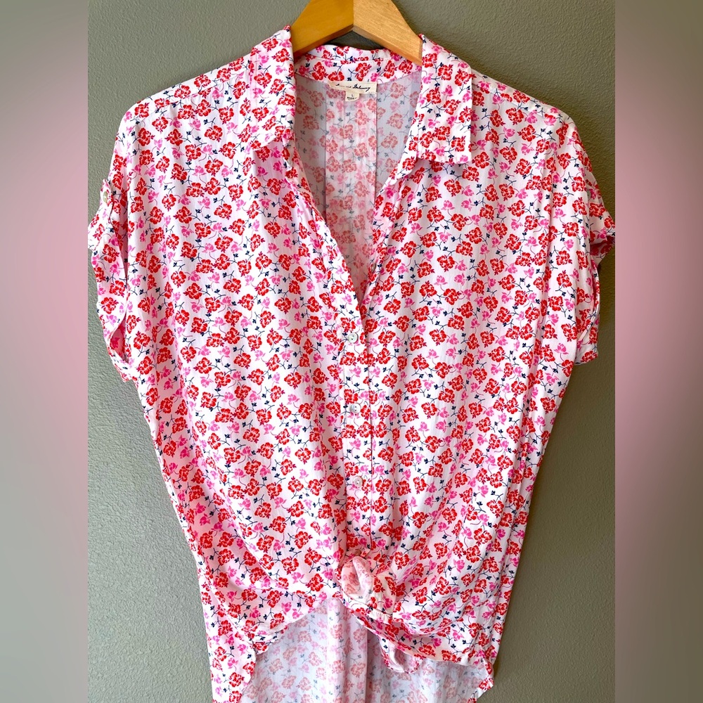 Jane + Delancey Pretty Floral Top NWOT